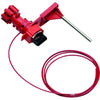 Small Universal Valve Lockout with Arm and Cable Small Universal Valve Lockout with Arm and Cable