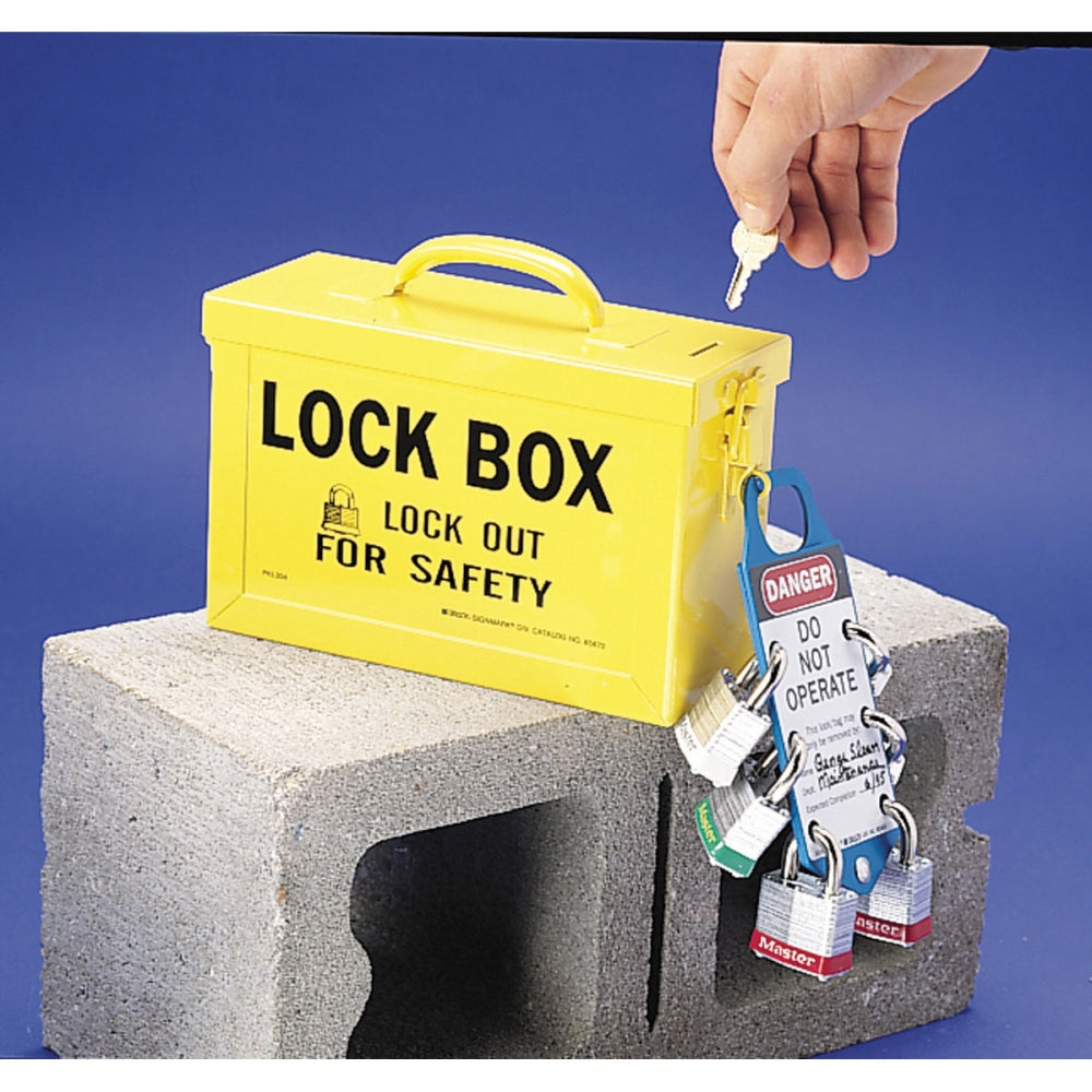 065672 Brady Yellow Group Lockout Box