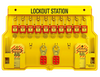 1483B Lockout Tagout Station With Cover 10 Padlock Capacity 1483B Lockout Tagout Station With Cover 10 Padlock Capacity