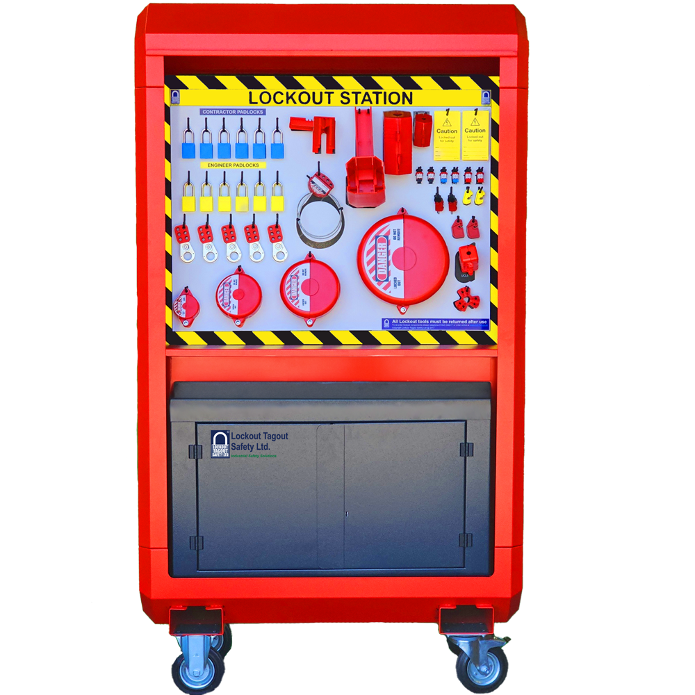 Custom Mobile LOTO Commissioning Station