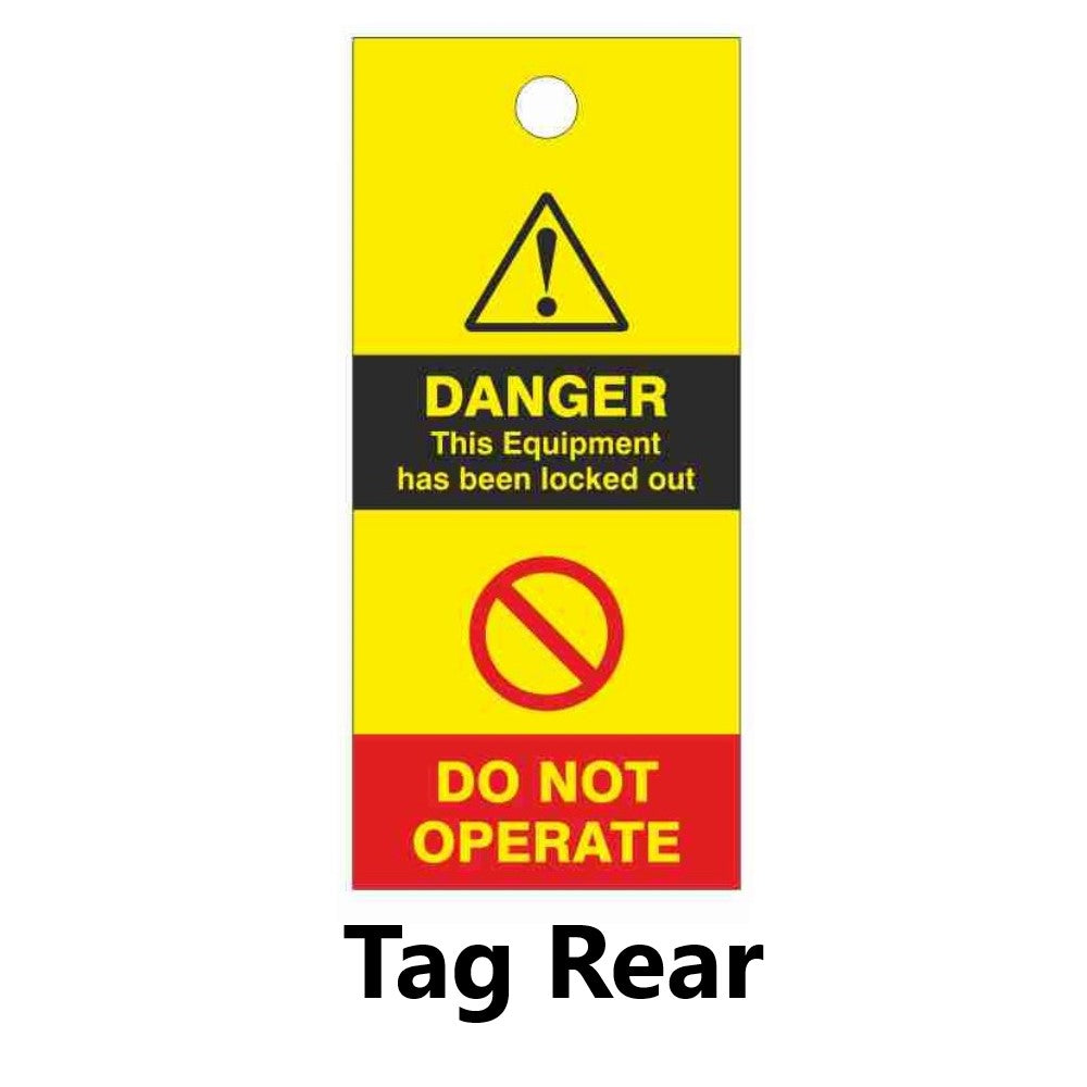 Caution Defective Lockout Tagout Tags
