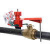 Small Universal Valve Lockout with Arm and Cable Small Universal Valve Lockout with Arm and Cable