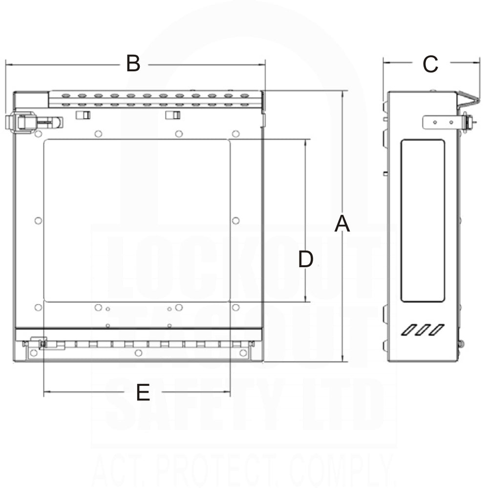 Masterlock Wall Mount Group Lock Box