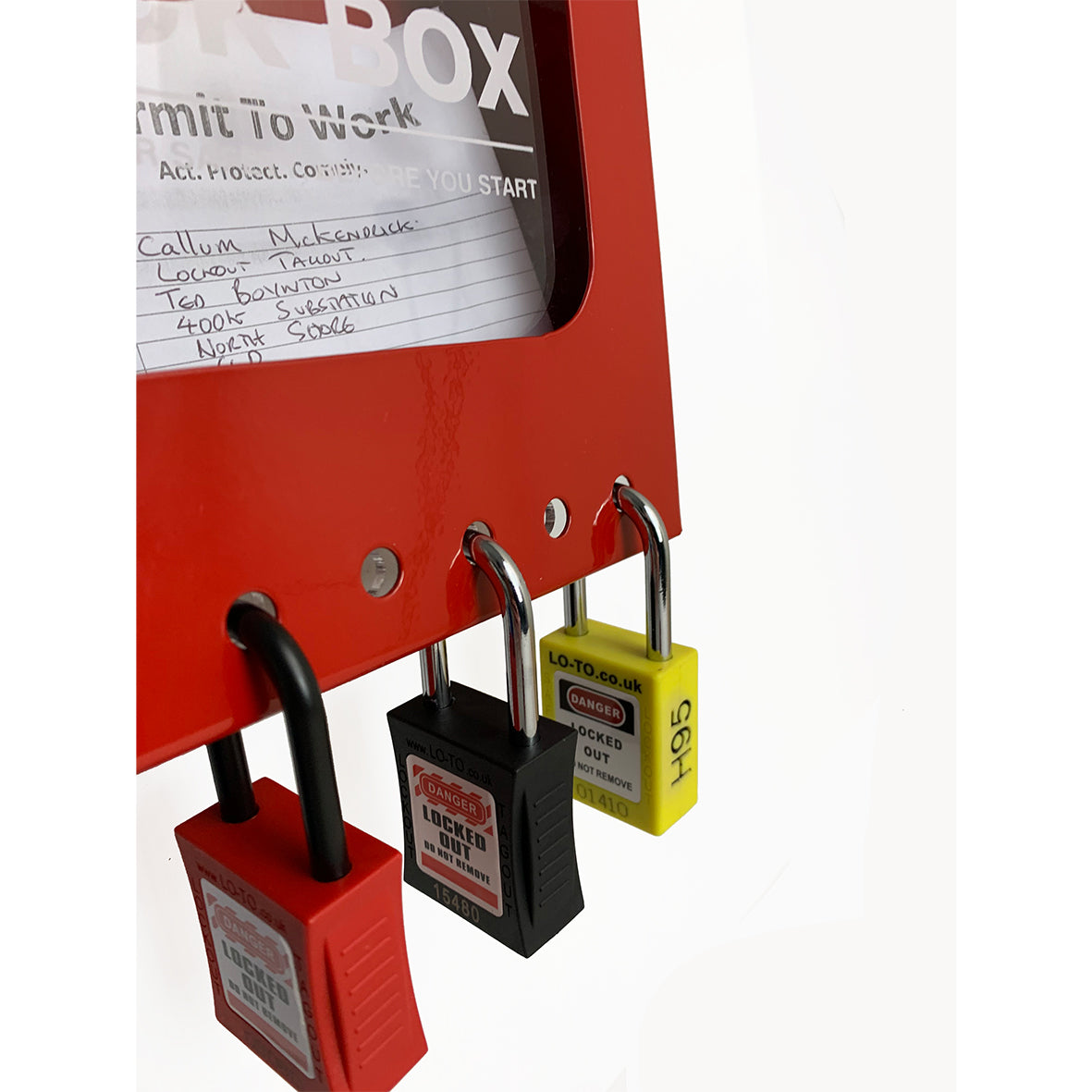 105715-T2 Steel Wall Mounted Group Lockout Box