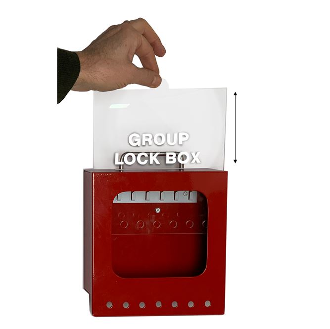 105715-T2 Steel Wall Mounted Group Lockout Box