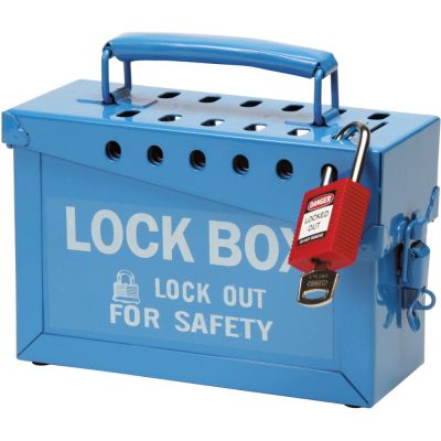Blue Brady Group Lockout Box #2