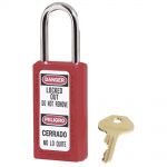 Red 411 Padlock Keyed to Differ