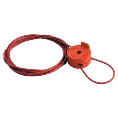 Adjustable Cable Lockouts 3' Length Each 2 QWORK Lockout Tagout Cable ...