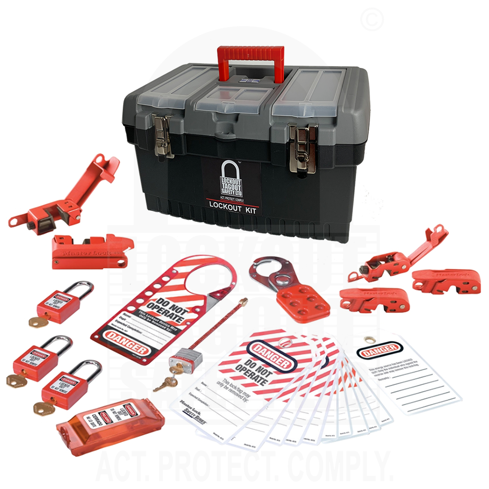 Personal Lockout Kit For Electricians – Lockout Tagout Safety Ltd
