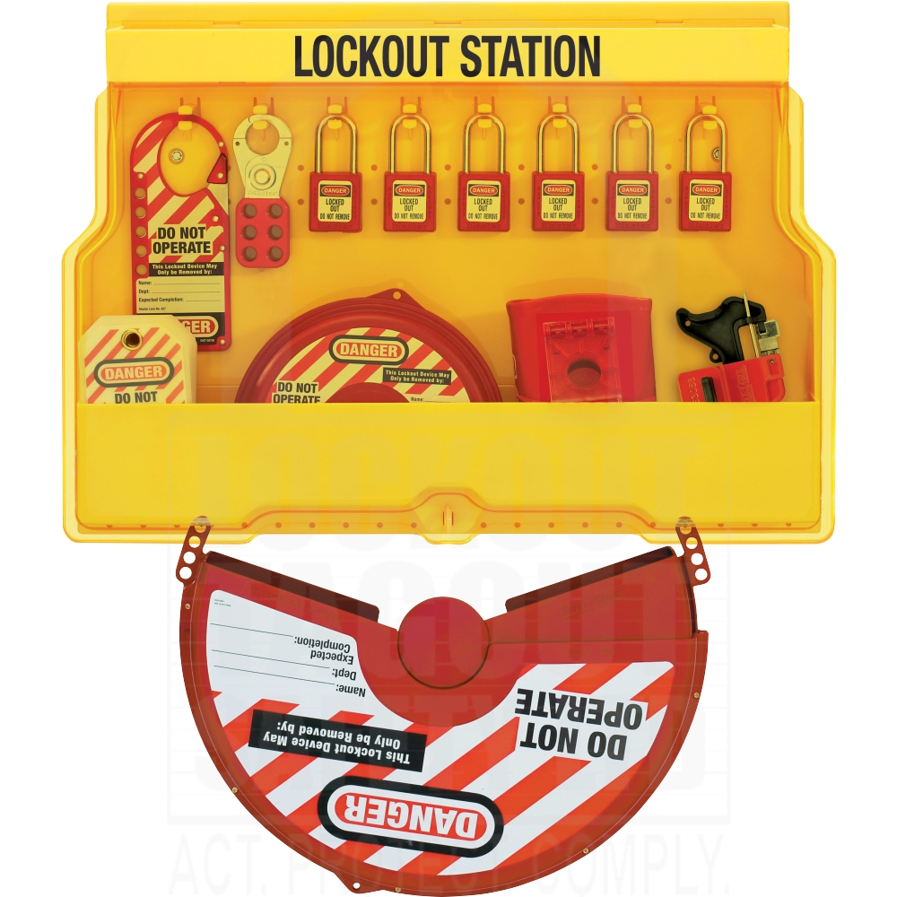 S1850 Mechanical Lockout Station – Lockout Tagout Safety Ltd