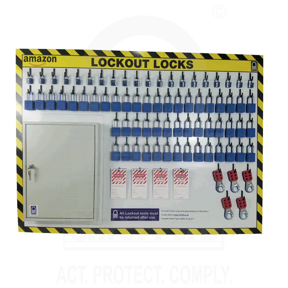 Custom Amazon Padlock Station – Lockout Tagout Safety Ltd