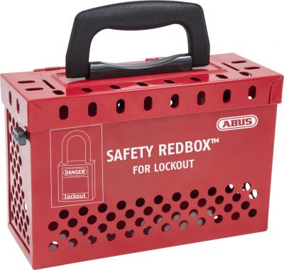 B835 Abus Redbox Group Lockout Box – Lockout Tagout Safety Ltd