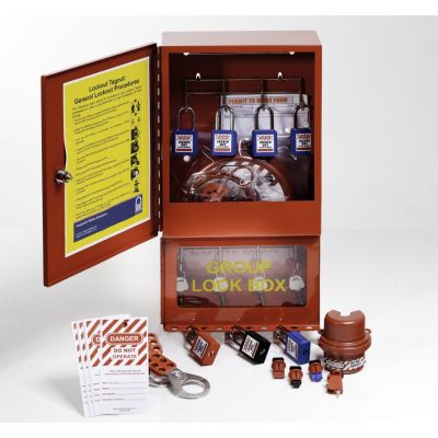 Wall Mount Combo Storage Cabinet/Group Lock Box – Lockout Tagout Safety Ltd