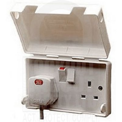 Double Socket Switch Protective Cover – Lockout Tagout Safety Ltd