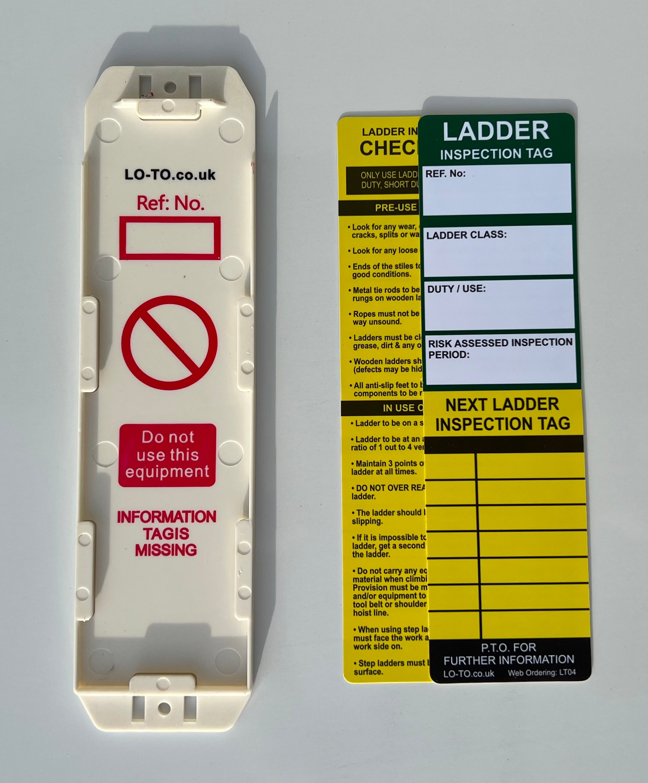 Ladder Safety Tag Kit – Lockout Tagout Safety Ltd