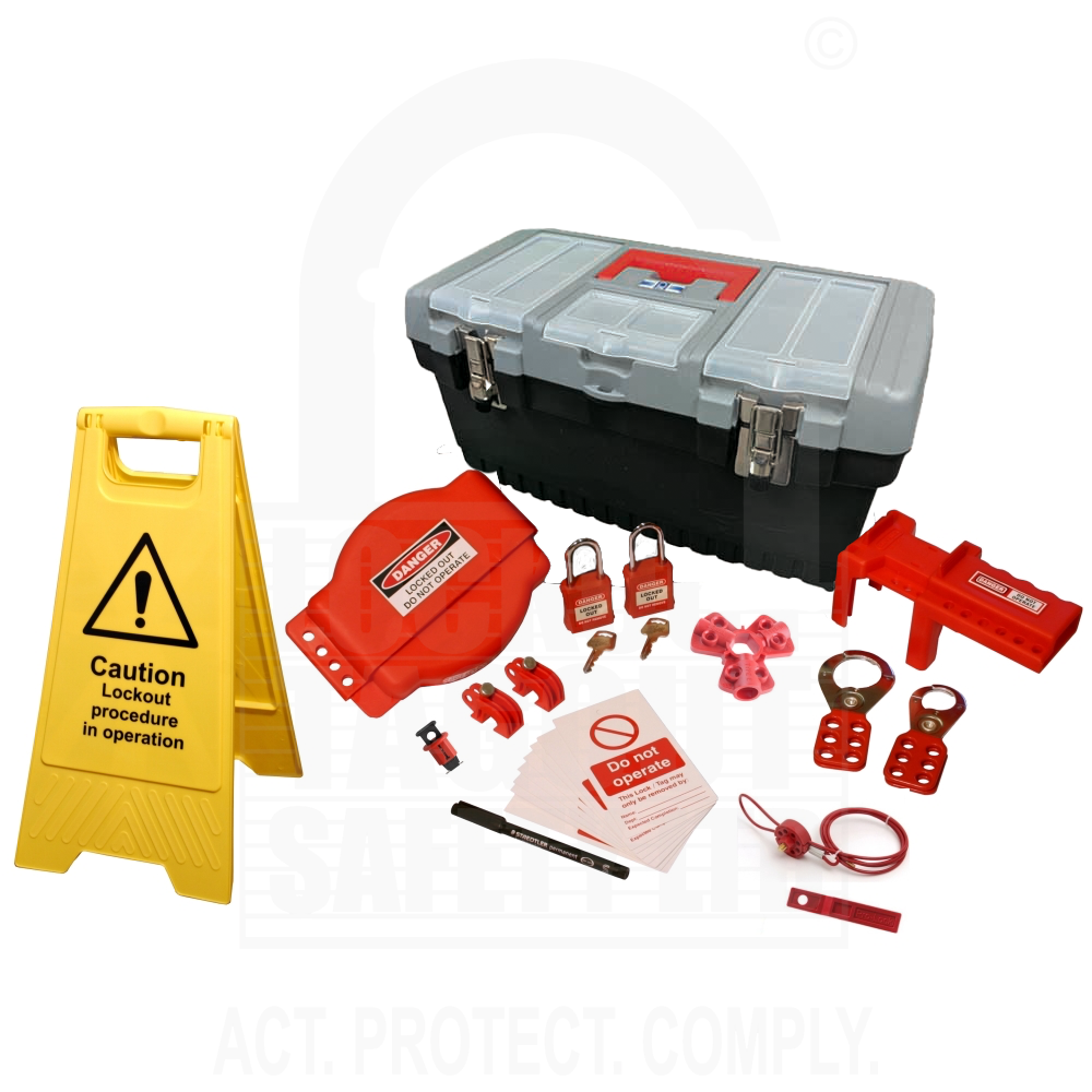 Lockout Tagout Mechanical Kit 01 – Lockout Tagout Safety Ltd