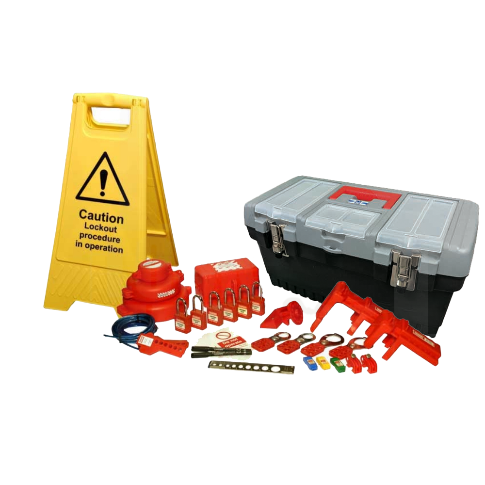 Custom Large Lockout Kit – Lockout Tagout Safety Ltd