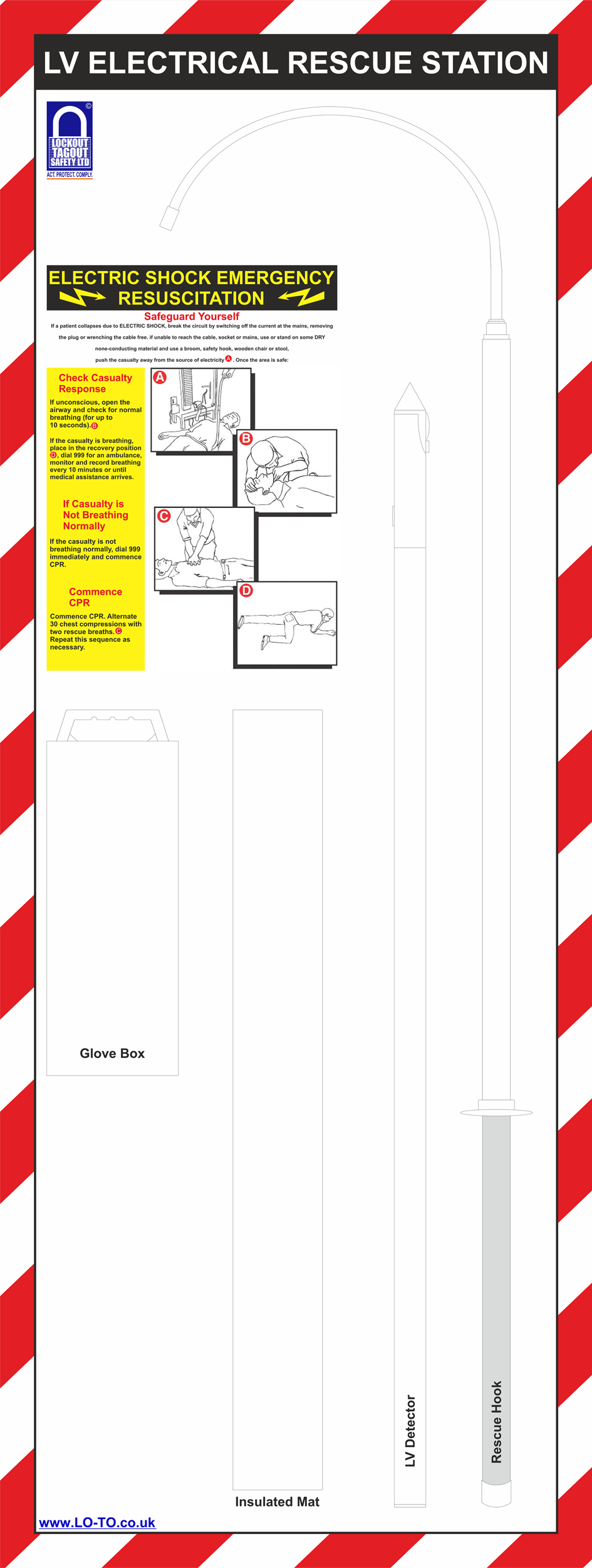 Custom LV Electrical Rescue Station – Lockout Tagout Safety Ltd