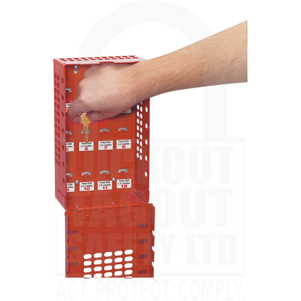 Dual Application Group Lock Box Red – Lockout Tagout Safety Ltd