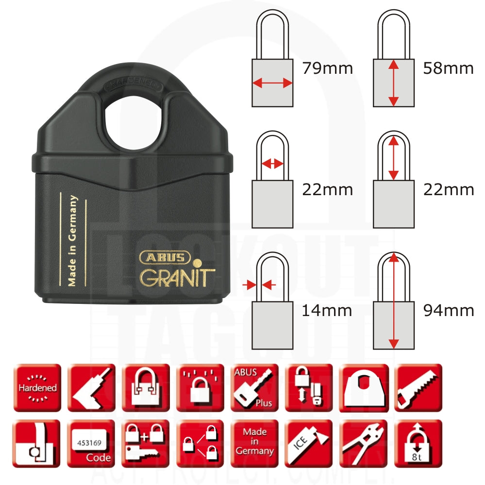 Abus 37RK/80 Granit Padlock