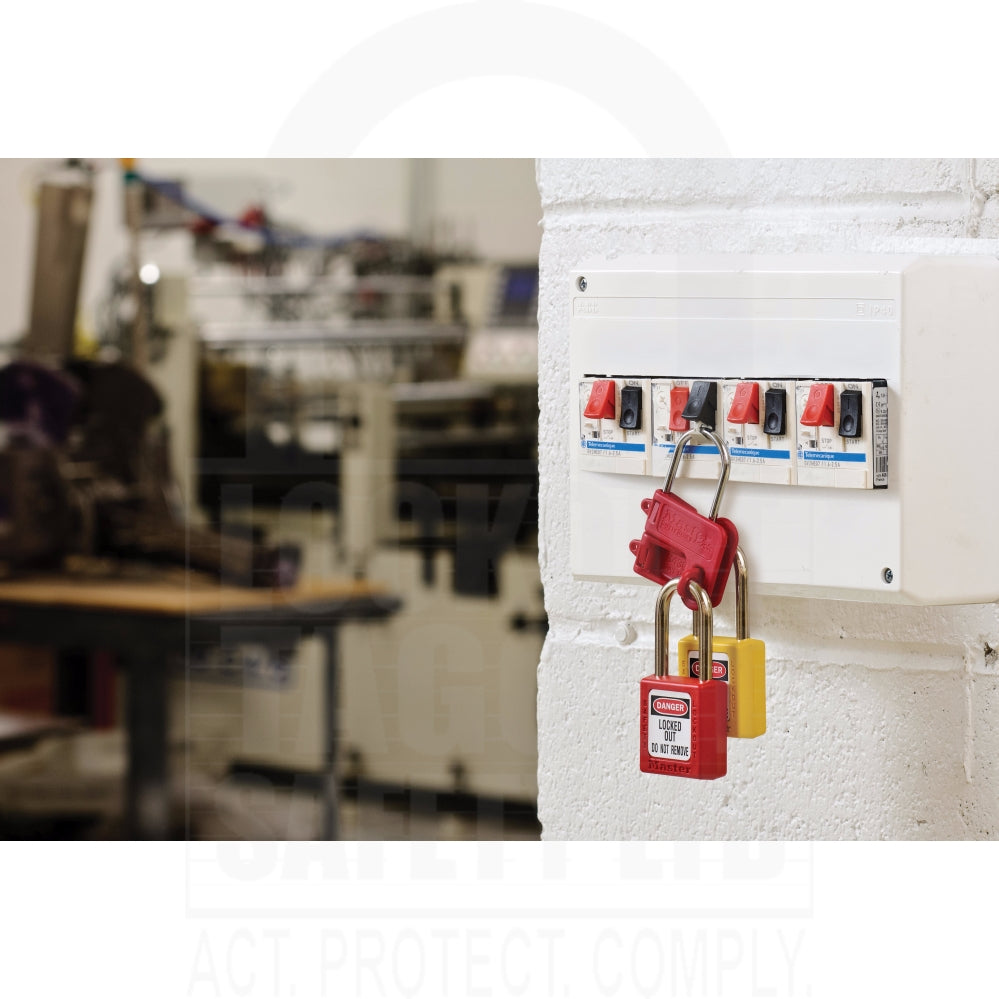 S430 4mm Diameter Steel Hasp – Lockout Tagout Safety Ltd