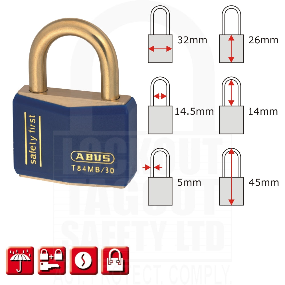 Abus Inox T84/40 Coated Brass Padlock