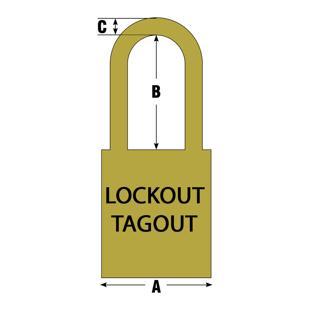 Brass Padlock Small Body