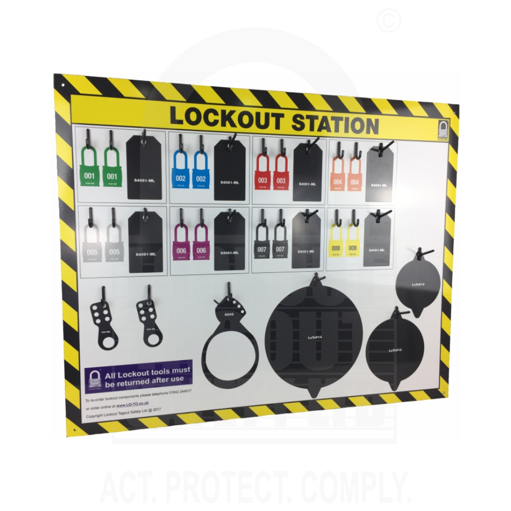 MULT-STAT Multiple Worker Lockout Station – Lockout Tagout Safety Ltd