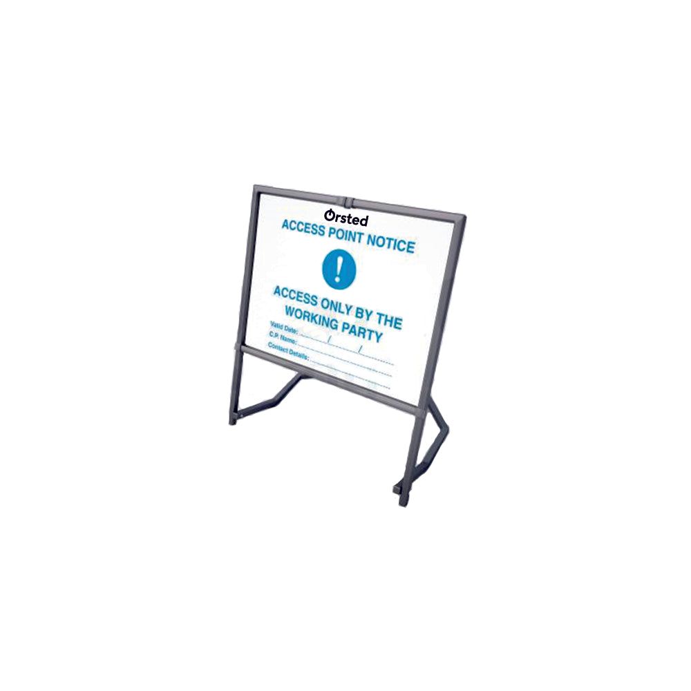 Orsted External Steel Sign Holder for Signs – Lockout Tagout Safety Ltd