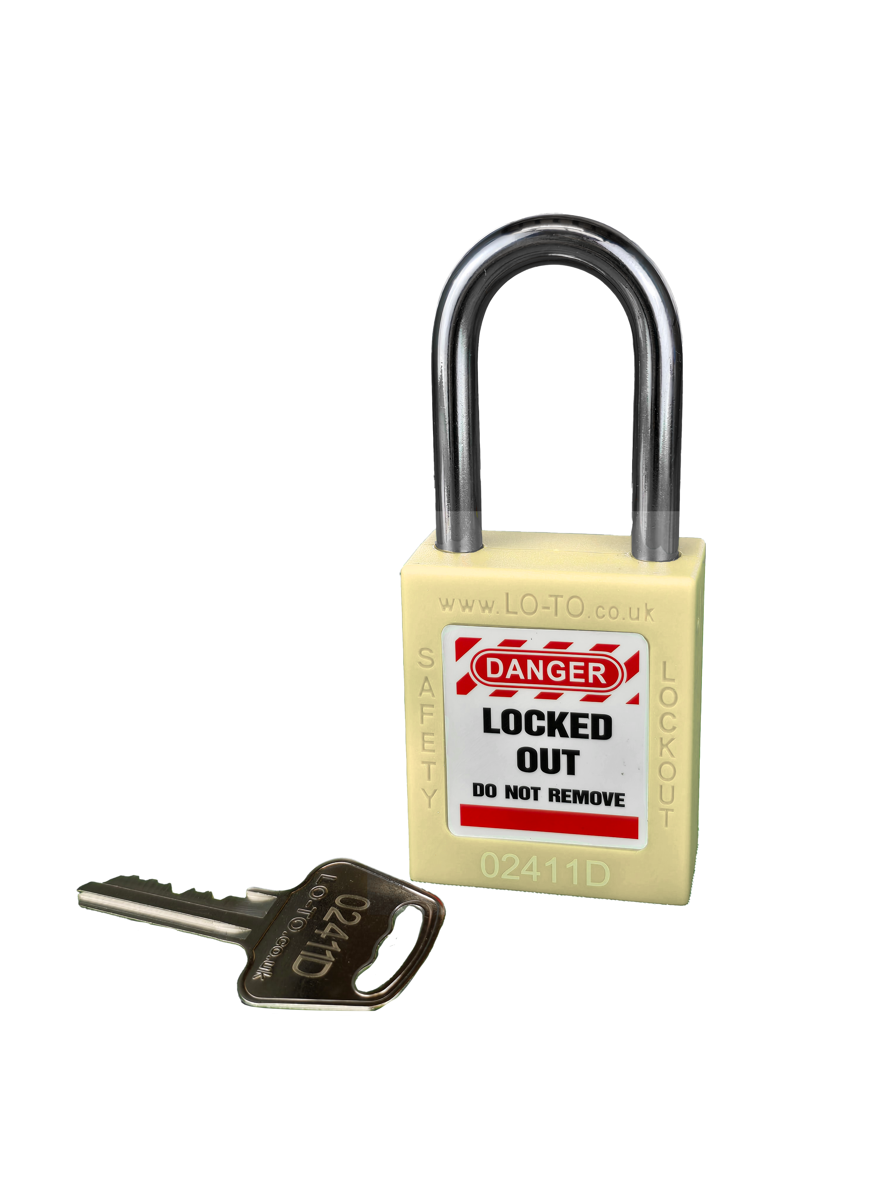PL201-WHT Lockout Tagout Safety Padlock White