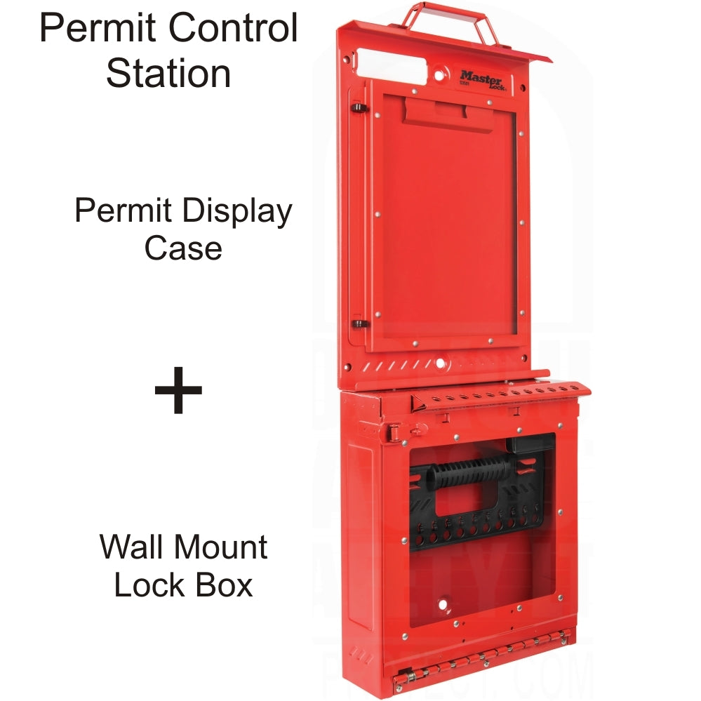 Masterlock Permit Display Case – Lockout Tagout Safety Ltd