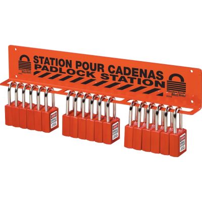 Heavy Duty Padlock Rack Large – Lockout Tagout Safety Ltd