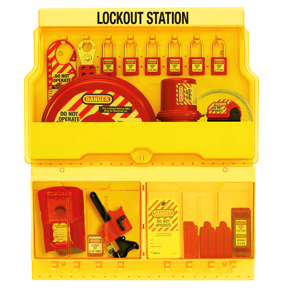 S1900 Lockout Tagout Station Deluxe – Lockout Tagout Safety Ltd