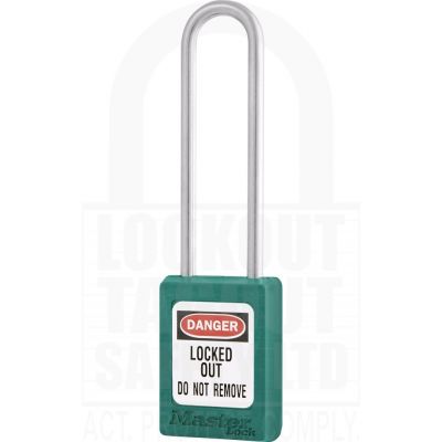 Master Lock S31LT Safety Padlock Teal Long Shackle