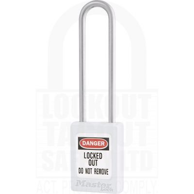 Master Lock S31LT Safety Padlock White Long Shackle – Lockout Tagout ...