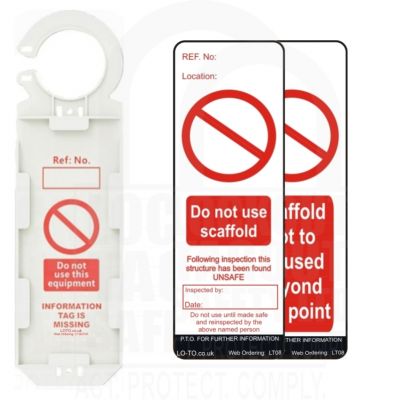 Scaffold Prohibition Tag Kit – Lockout Tagout Safety Ltd