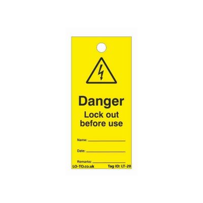 Danger Lock Out.. Lockout Tagout Tags – Lockout Tagout Safety Ltd