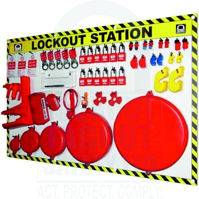LSE307 Universal Lockout Station – Lockout Tagout Safety Ltd