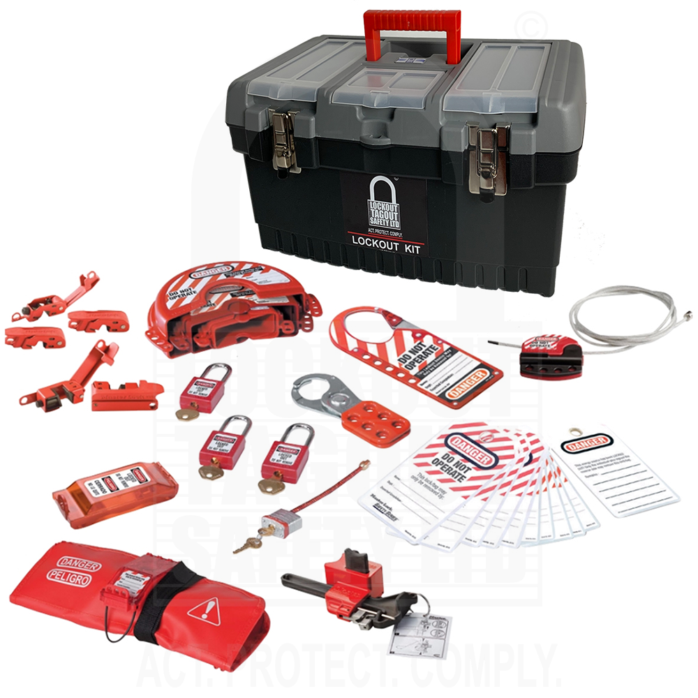 Valve and Electrical Lockout Tagout Kit