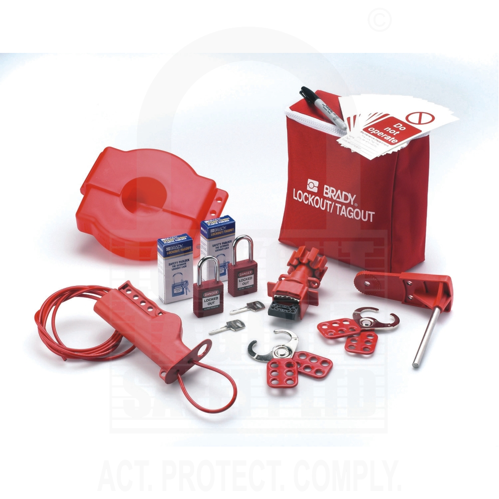 Adjustable Cable Lockout Tagout Kit