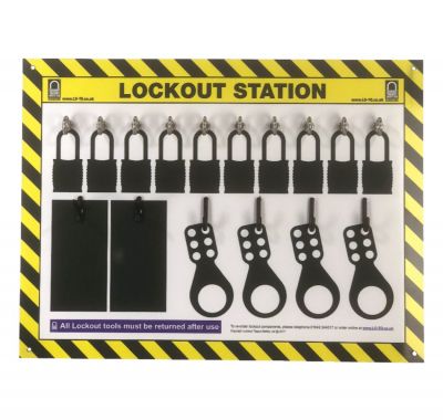Premium Lock Board 10 Capacity with Eyebolt Hooks #2