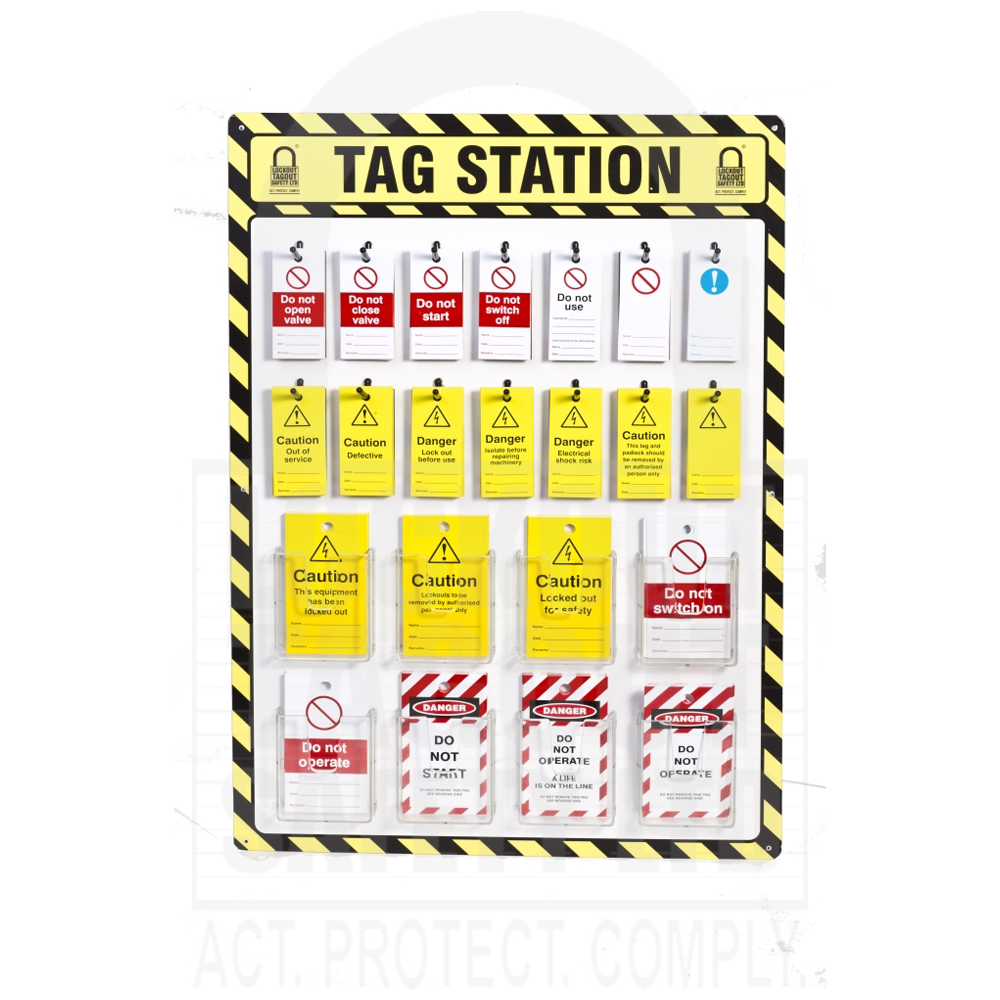 Large Custom Tag station