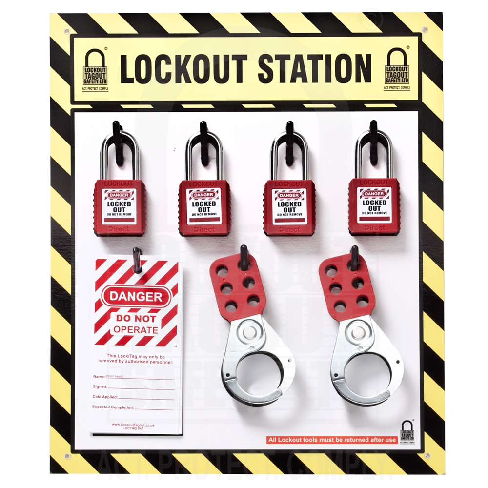 Custom Lockout Station 4 Capacity Board Only