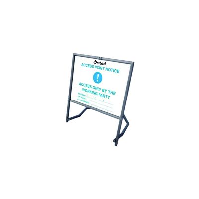 Custom Orsted Demarcation Access Point Notice Sign #2