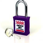 Lockout Tagout Safety Padlock Purple