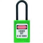 Master Lock S32 Non Conductive Safety Padlock Green